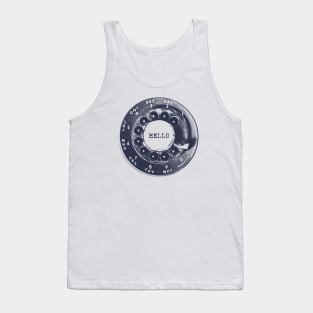 Hello Rotary Dial Tank Top